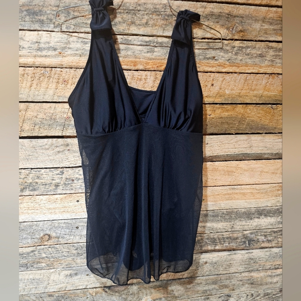 Size XXL black 1 piece bathing suit‎